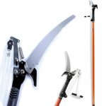 �chenilloir t�lescopique fuxtec fx - tas35 35 cm avec scie sup�rieure