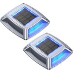 �clairage pour chemins spot solaire exterieur puissant ip68 �tanche eclairage escalier exterieur bleu ...