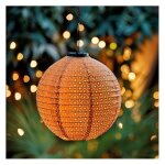 Eclairage ext�rieur - nature & d�couvertes : lampion solaire jaune - jaune