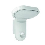 �clairage mural ext�rieur - esylux - aol 200 led 5k - blanc - aluminium - d�tecteur de mouvement
