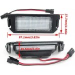 �clairage de plaque dimmatriculation led blanc pour hyundai i10 i20 tiburon coup� veloster fs xg30 terracan ...