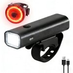 �clairage v�lo - lumiere velo - feux avant et arri�re de v�lo - 2000mah - usb rechargeable - 4 modes ...