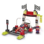 Ecoiffier abrick 3360 - peat stop formule 1 - 18 mois - arr�t au stand