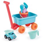 Ecoiffier plage 524 - chariot de plage garni - 18 mois - tout transporter � la plage