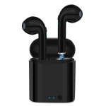 couteur micro casque oreillette bluetooth audio sans fil tws i7s pour iphone 8 plus couleur noir - marque ...