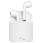 couteur micro casque oreillette bluetooth audio sans fil tws i7s pour iphone xr couleur blanc - marque ...