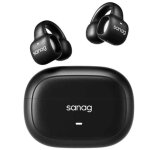 �couteurs sans fil bluetooth 5. 3 avec microphone ouvert et �tui de chargement compatible avec iphone ...