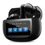 �couteur sans fil - gsqzlte - son hi - fi - anc + enc - led �cran tactile multifonction - bluetooth 5. ...