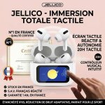 Jellico - �couteurs sans fil bluetooth airblue pro 3 ? �cran led & commandes tactiles pods blanc