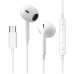 Ecouteurs intra - auriculaires - snakiox - usb type c - micro hi - res - contr�le du volume - blanc