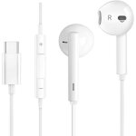 Ecouteurs usb type cintra auriculaires avec micro (hi - res) et contr�le du volume pour samsung xiaomi ...