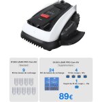Ecovacs goat o1200 lidar pro care kit robot tondeuse sans fil 1200 m2