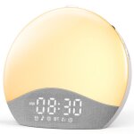 Ecozy r�veil lumineux simulateur daube 17 couleurs de lumi�re 26 sons apaisants snooze 20 niveaux de ...