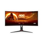 Ecran aoc g2 cu34g2xp / bk - 34 pouces - noir - 3440x1440 - 1ms - va