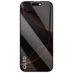 Ecran complet hard oled + vitre tactile pour iphone 16 pro noir