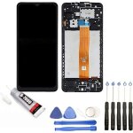 Ecran complet : vitre tactile + �cran lcd sur chassis compatible avec samsung galaxy a12 sm - a125f taille ...