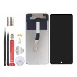 Ecran complet pour xiaomi redmi note 9 pro complet vitre tactile taille 667 noir + outils