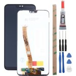 �cran lcd huawei p20 lite ane - lx1 ane - lx2 + vitre tactile noir taille 5. 84 + kit outils + colle ...