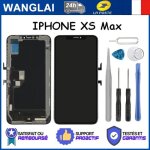 �cran lcd pour iphone xs max vitre tactile lcd + kit outils noir