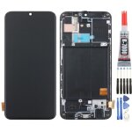 cran lcd samsung galaxy a40 (a405) taille 5. 9 avec chssis amoled noir vitre tactile + kit outils + ...