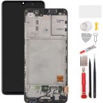 Ecran lcd samsung galaxy a41 / a415 sm - a415f / dsn amoled + vitre tactile avec chssis noir taille ...
