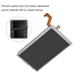 Écran lcd supérieur - nintendo - 3ds xl - verre - noir + argent - réparation facile Écran lcd supérieur - nintendo - 3ds xl - verre - noir + argent - réparation facile