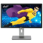 Ecran pc 22 dell p2213f 044fgy 44fgy led tft vga dvi - d displayport usb 16:10