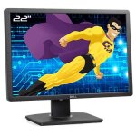 Ecran pc 22 dell p2213t 0y57vf y57vf led tft vga dvi - d displayport usb 16:10