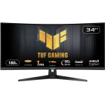 Ecran pc gamer incurv� - asus tuf gaming - 34 - wqhd - 180hz - dalle va - 1ms - vg34vq3b