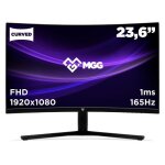 Ecran pc gamer incurv - millenium - md24 pro - 24  hd - dalle va / led - 1 ms - 165 hz - displayport ...
