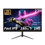 �cran pc gamer micrear 27 ips - qhd 2560 x 1440 - 180hz - 1ms - moniteur gaming plat
