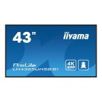 cran lcd - iiyama - prolite lh4365uhsb - b1 - 43 - 4k uhd - rtro - clair par led