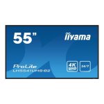 cran plat lcd rtro - clair par led - iiyama - iiyama prolite lh5541uhs - b2 - classe de diagonale ...