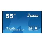 Écran lcd led 55 - iiyama - prolite lh5560uhs - b1ag - 4k uhd - lecteur multimédia soc - noir Écran lcd led 55 - iiyama - prolite lh5560uhs - b1ag - 4k uhd - lecteur multimédia soc - noir