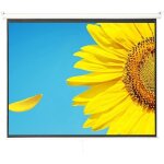 cran de projection 105 pouces - todeco - manuel enroulable - fixation mur ou plafond - compatible 3d ...
