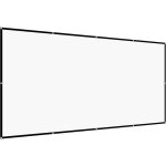 �cran de projection 3048 mm 16:9 4k 1080 hd toile de vid�oprojecteur murale angle de vision �tendu avec ...