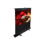 cran de projection elite ez - cinema f150nwv avec support de pose au sol 150 po (381 cm) 4:3 maxwhite ...
