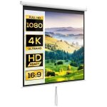 Homcom - cran de projection - plastique - 162. 5x8x162cm - blanc