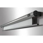 Ecran de projection motoris - celexon - home cinema - 120x120 cm - dos noir et contours noirs