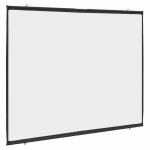 �cran de projection mural - vidaxl - 100 pouces - 4:3 - blanc mat - polyester - 208x160 cm - montage ...