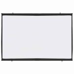 �cran de projection mural - wiens - 50 pouces - 16:9 - blanc mat - 117x70 cm - polyester - installation ...