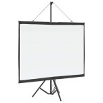 �cran de projection avec tr�pied - vidaxl - 72 (4:3) - blanc mat - polyester - 151x119 cm - portable ...