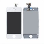 Ecran tactile lcd pour iphone 4 blanc - coquediscount - kit complet cran + vitre tactile et chassis