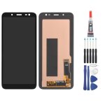 �cran tactile + �cran lcd pour samsung galaxy j6 j600 j600f / ds 2018 noir + kit outils + colle b - 7000 ...