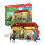 Écurie avec boxes et animaux, coffret de 82 pièces avec chevaux, schleich 42485 farm world, dès 4 ans ... Écurie avec boxes et animaux, coffret de 82 pièces avec chevaux, schleich 42485 farm world, dès 4 ans ...