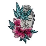 Ecusson patch badge de la fleur et l?homme broderie patch thermocollant pour v�tement t - shirt