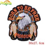 Ecussonprajna grande moto patch fer sur brod� biker patchs rayures pour v�tements veste repassage patch ...