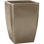 Eda bac à arbustes vase haut palmea 65 l - double paroi - réserve deau intégrée - 47 x 47 x 65 cm - taupe ... Eda bac à arbustes vase haut palmea 65 l - double paroi - réserve deau intégrée - 47 x 47 x 65 cm - taupe ...