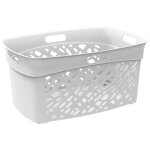 Eda corbeille � linge alm�ria - 45 l - blanc