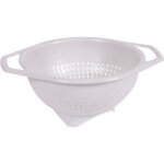 Eda - passoire plastique 2. 5l à pied blanc cérusé Eda - passoire plastique 2. 5l à pied blanc cérusé